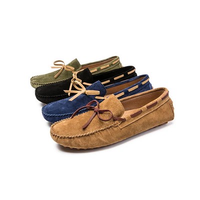 Mens Leather Travel Shoes Slip on Formal Loafers Moccasins Soft Driving Footwear