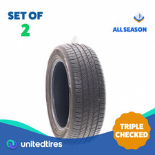 Set Of 2 Used 21555r17 Hankook Kinergy St 94h - 732