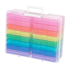 PHOTO STORAGE BOX Craft Keeper Organizer with Inner Cases Multi RECOLLECTIONS