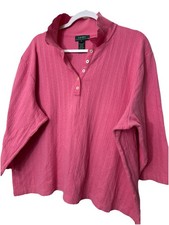 Lauren Ralph Lauren Women's Pink Cable Shirt/Sweater 3x