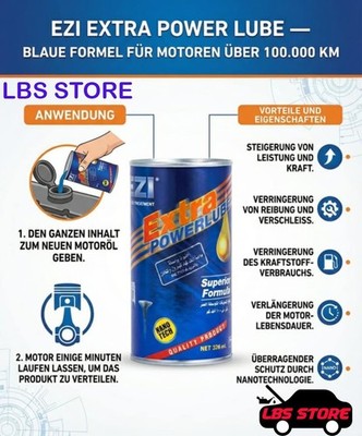 EZI EXTRA POWER LUBE ENGINE Blue  FORMULA AB 100,000 KM