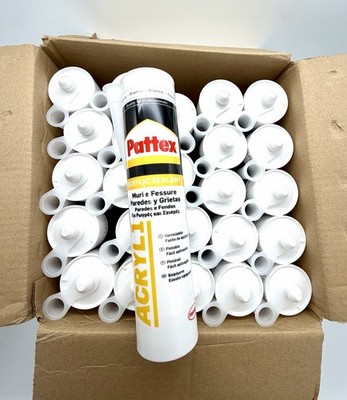 25x Pattex Acryl 1 Acryl Dichtstoff Dichtmasse für Wände Risse weiß 300 ml