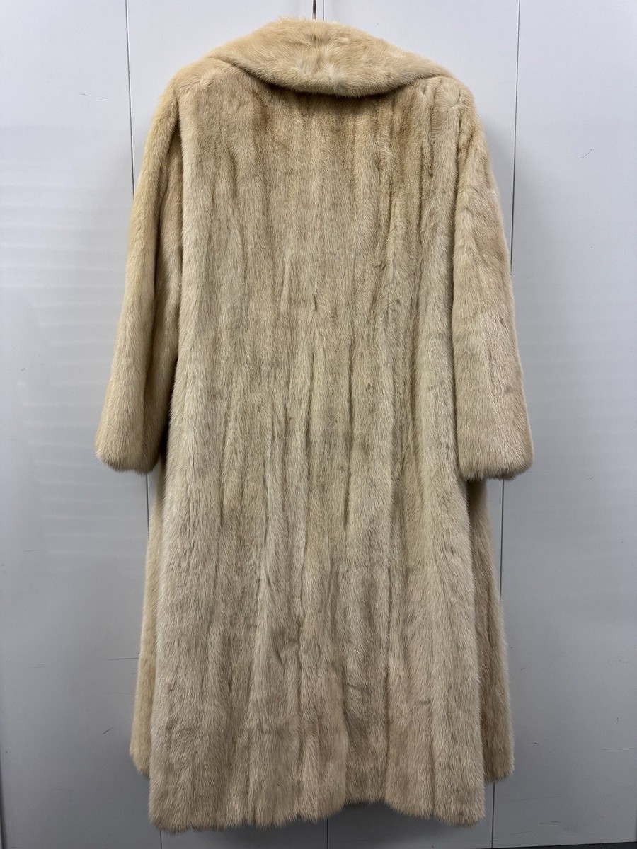 美品⭐️Christian Dior Vintage ウールコート ボア AI43 Vintage Christian Dior Beige Fur Coat Full Length Belted