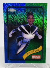 2025 Topps Chrome Marvel Photon #24 Blue & Green Shimmer Refractor 059/199