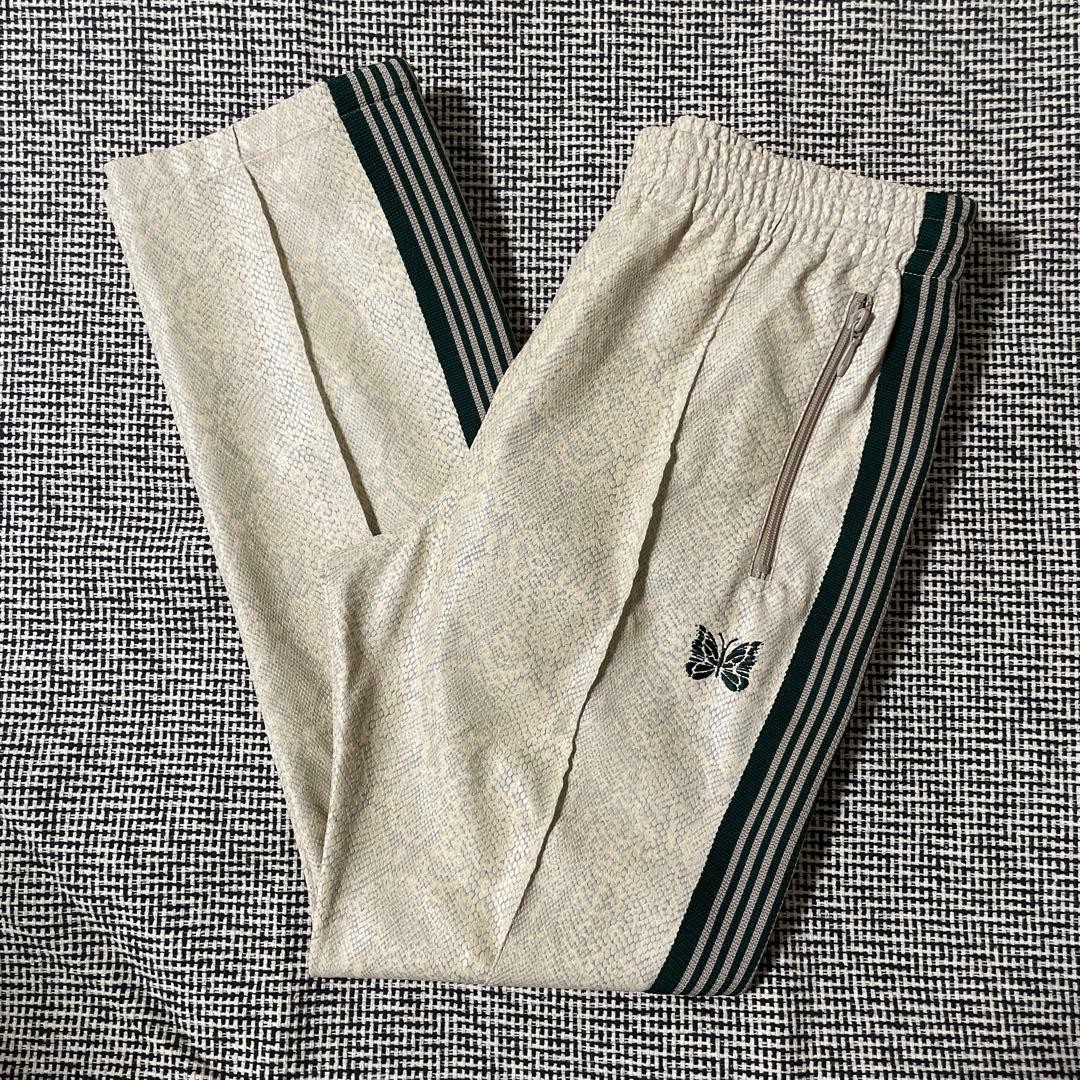 Needles M65 Track Pants Python Leopard Print Beig… - image 1