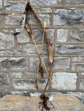 Indian Bows Antler Bow Navajo Tribe By Kimberley Yazue Hunting Bow W/ 2 Arrows