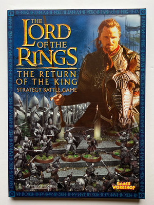 GAMES WORKSHOP LOTR DIE RÜCKKEHR DES KÖNIGS REGELBUCH