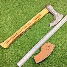 HANDMADE CARBON Steel Viking Axe– Tomahawk Axe Hatchet AXE , Gift for Men Z-6277