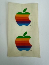 Vintage Apple Computer Rainbow Stickers Logo Decal Genuine Apple NOS