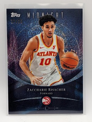2025-26 Topps Midnight #22 Zaccharie Risacher Winter Solstice #/35