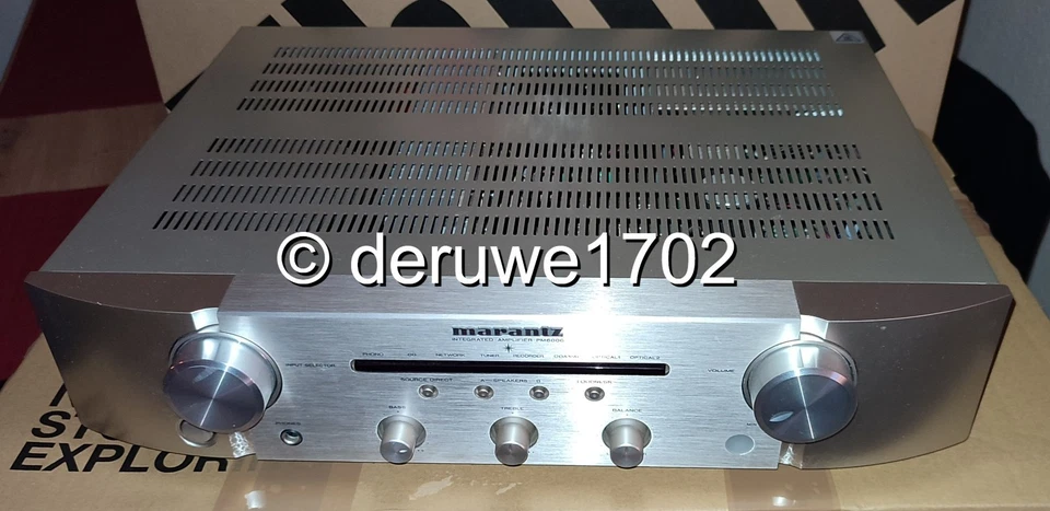 Marantz PM6006 Verstärker/Vollverstärker in Silber - Bild 2 von 4