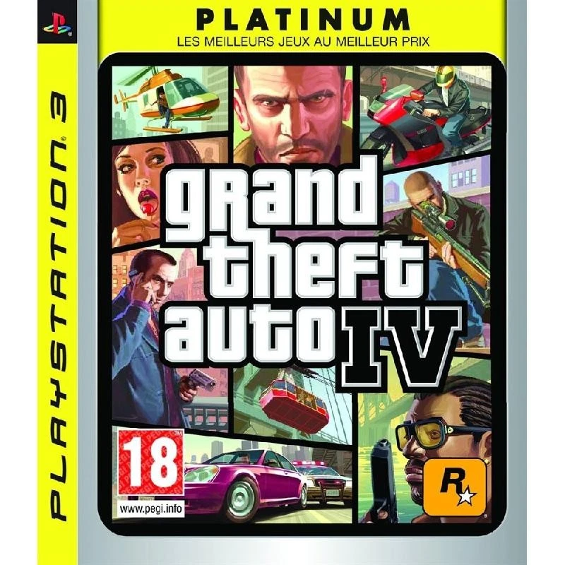 Jeu Ps3 Grand Theft Auto Iv (4) Platinum - Photo 1/1