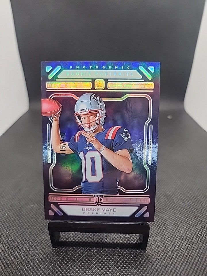 2024 Panini Photogenic - Rookie Portrait Drake Maye #194 Silver /150 (RC)