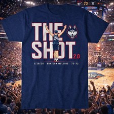 HOT ITEM!! College Basketball The Shot 2.0 T-Shirt Clutch Play Graphic Tee S-5XL