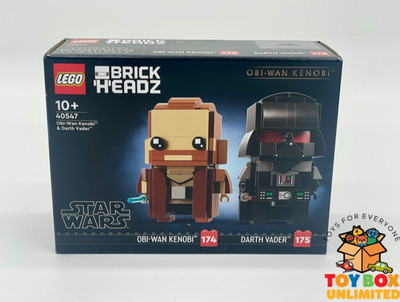 Lego 40547 Brickheadz Obi-Wan Kenobi und Darth Vader Neu OVP Star Wars