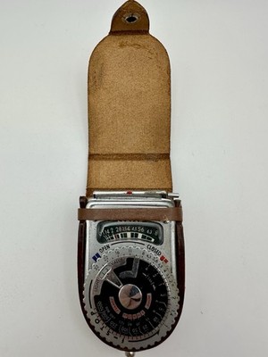 Sekonic Photoelectric L-6 Analog Display Light Meter w/ Leather Case Made Japan