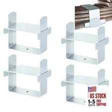 4 Pcs Leaf Spring Clamp Kit Leaf Springs up to 2.5” Wide Lock Spring Silver