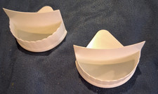 Vintage 1996 Wilton Plastic Cake Separator Corner Plates 205-8500 Lot of 2