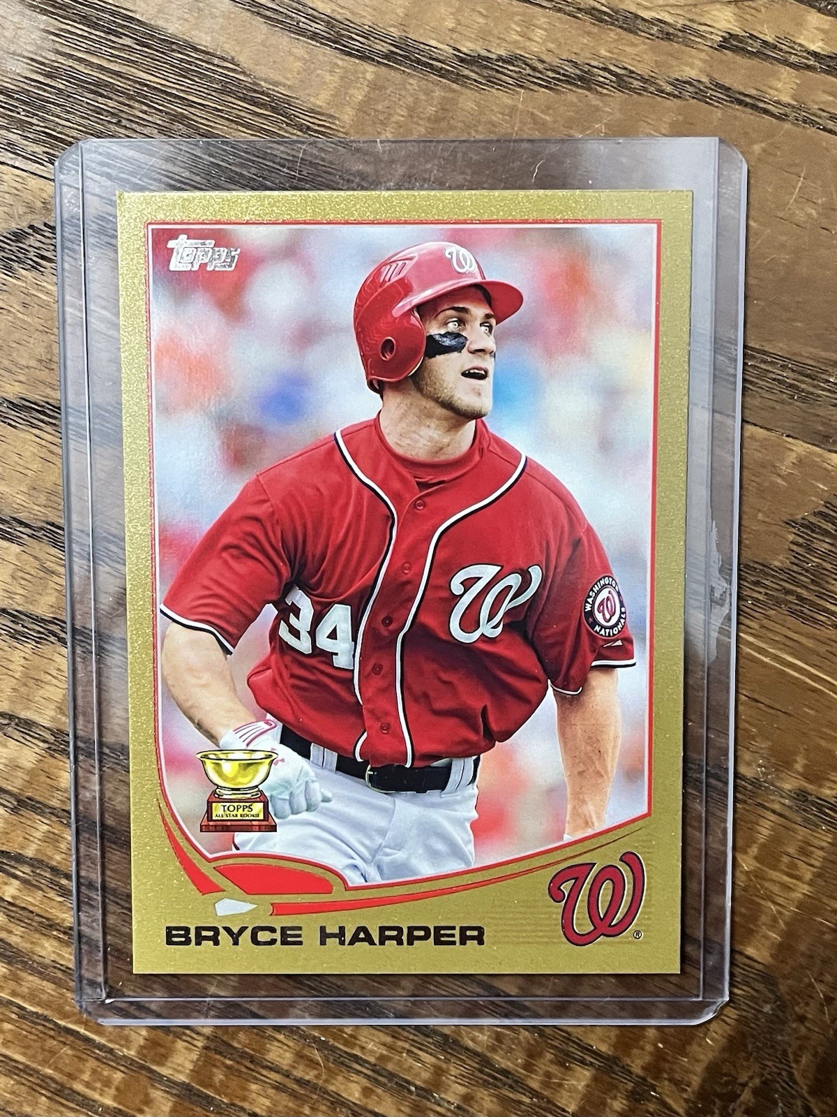 Topps 2013 Topps Bryce Harper Rookie /2013 serial # Washington Nationals GOLD