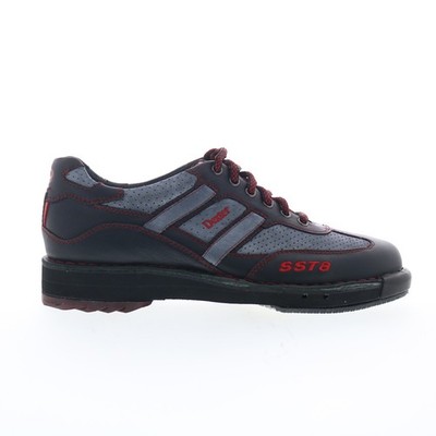 Dexter SST8 SST8-2-3(2) Mens Black Leather Lace Up Athletic Bowling Shoes 8