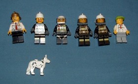 CITY, FIRE STATION SET NO. 60110 - LEGO - 2016 - USED CONDITION