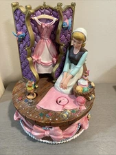 Vintage Disney Cinderella Music Box "A Dream is a Wish Your Heart Makes" Damaged