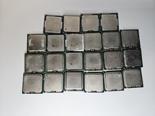 Lot of 22 Intel CPUs Pentium, Core 2 Duo/Quad, Xeon, Celeron Untested AS-IS