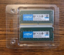 New Crucial 32GB Kit 2 x 16GB , CT2K16G4SFRA32A, DDR4-3200 PC4-25600 