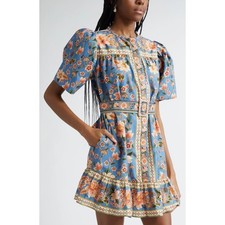 NWT Farm Rio Super Bloom Tapestry Cotton Mini Dress size XL