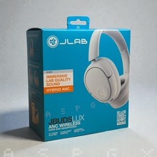 JLab Lux Active Noise Cancelling Bluetooth Headphones Cloud White NEW Sealed
