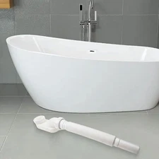 Flexible Bathtub Drain Pipe Kit with Low Profile Design for Easy Installation