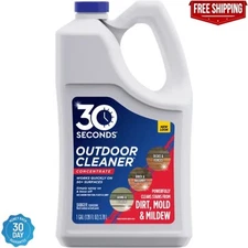 30 SECONDS Outdoor Cleaner for Stains from Algae, Mold and Mildew 1 Gallon