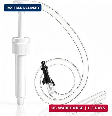 Fluid Pump for Standard Quart Bottles, 8cc Per Stroke, Premium Fluid Transfer Pu