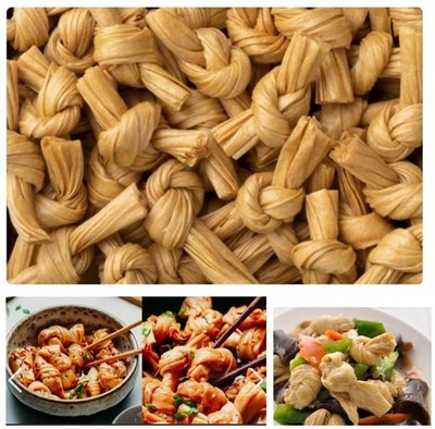 Panda Dried Soybean Curd Skin Sheets Knots 腐皮结Handmade Bean Curd Vegan Non-GMO