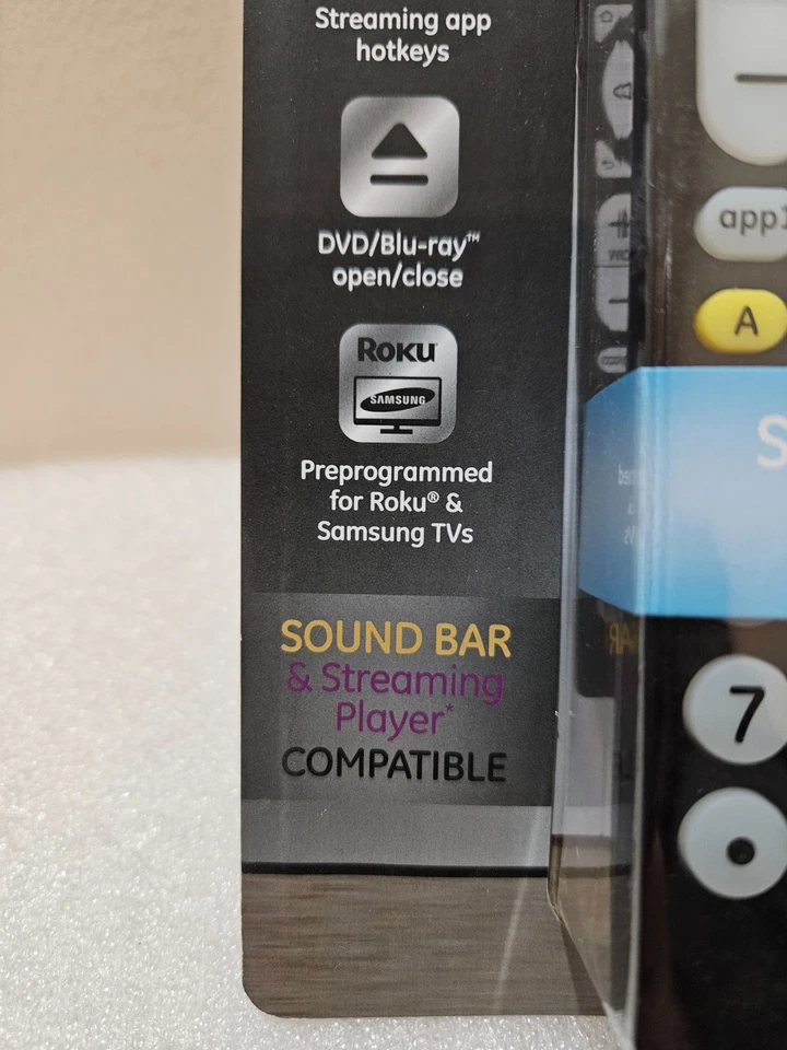 GE UltraPro Universal Remote - 8 Device New in package 37123 - Image 3 of 4