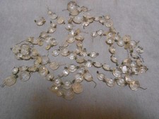 Lot de PAMPILLES en verre taillé Anciennes pour Lustre forme Perles taillées