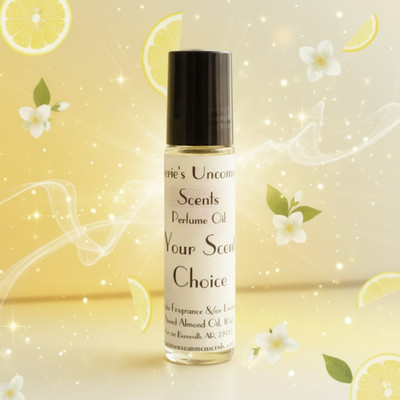 Lemon Vanilla Shimmer scented 10ml Roll on bottle PERFUME BODY OIL FRAGRANCE