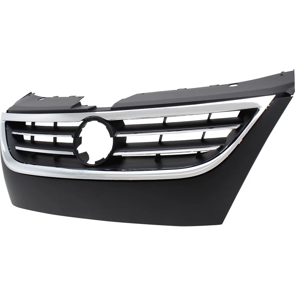Grille For 2009-2012 Volkswagen CC 09-10 Passat CC Primed Black Shell and Insert Foto 3 de 4