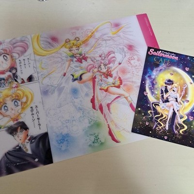 Price Sailor Moon Cafe Lunch Mat Post Card FC Limited Bonus