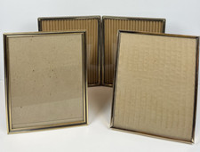 Vintage Gold Metal Picture Frame Lot 3 MCM Ri...