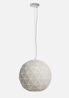 Pendelleuchte Asterope Rund 500, E27, Weiß Matt AL01