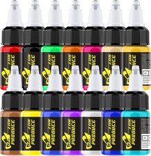 14 Colors Tattoo Ink Set,1/2 oz 15ml per Bottle Professional Ink...