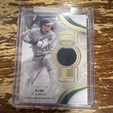 Topps 2021 Tier One Relic Game-Used Mark Canha Oakland Athletics T1R-MAC /299