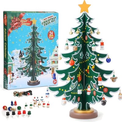 Einzigartiger Adventskalender 2025: Dekorativer Tischbaum und 24 Überraschungen