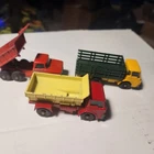 Matchbox Lesney, 70 Grit Spreading Truck , #44 Stake Truck Excellent, #48 Dumper