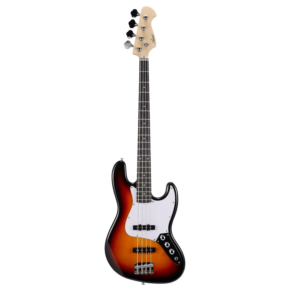 Artist AJB Sunburst Bass Guitar w/ Accessories & Amp - image 2 of 4