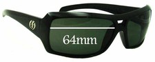 SFx Replacement Sunglass Lenses fits Electric BSG - 64mm Wide