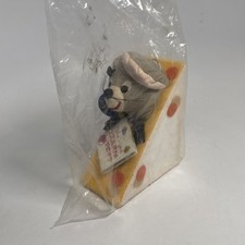 Dakin 19 Dream Pets Roquefort Mouse in Cheese Kids Plush Toys Velour VTG Sealed