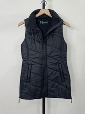 Smartwool Women’s Insulated Vest XS Black Merino Wool Blend Zip Pockets