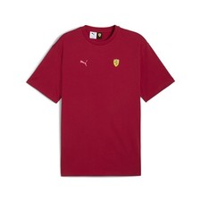 PUMA Scuderia Ferrari Miami Graphic Crew Neck Short Sleeve T-Shirt Mens Red Casu